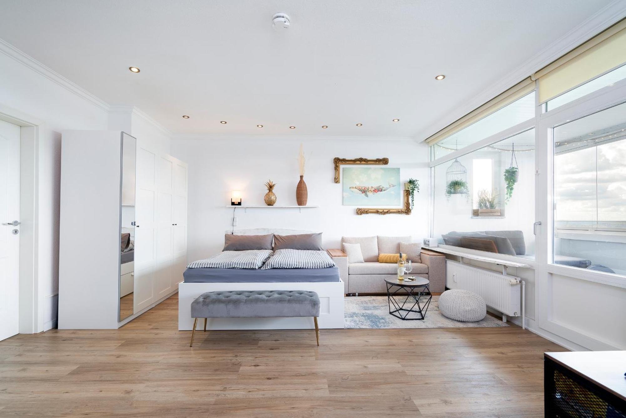 "Penthouse Wolke 12" Mit Unglaublichem Ausblick - Meerblick Sierksdorf Esterno foto