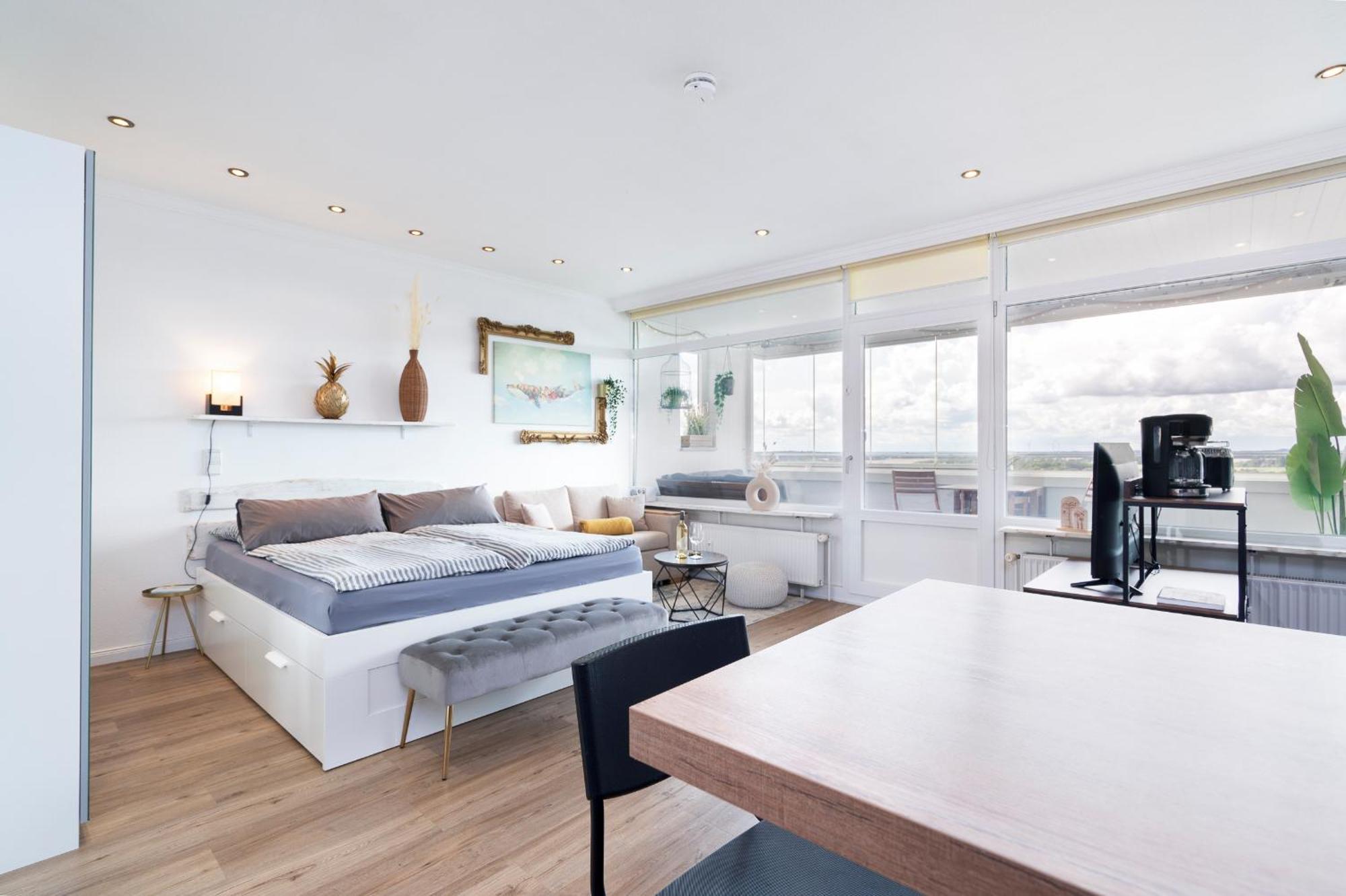 "Penthouse Wolke 12" Mit Unglaublichem Ausblick - Meerblick Sierksdorf Esterno foto