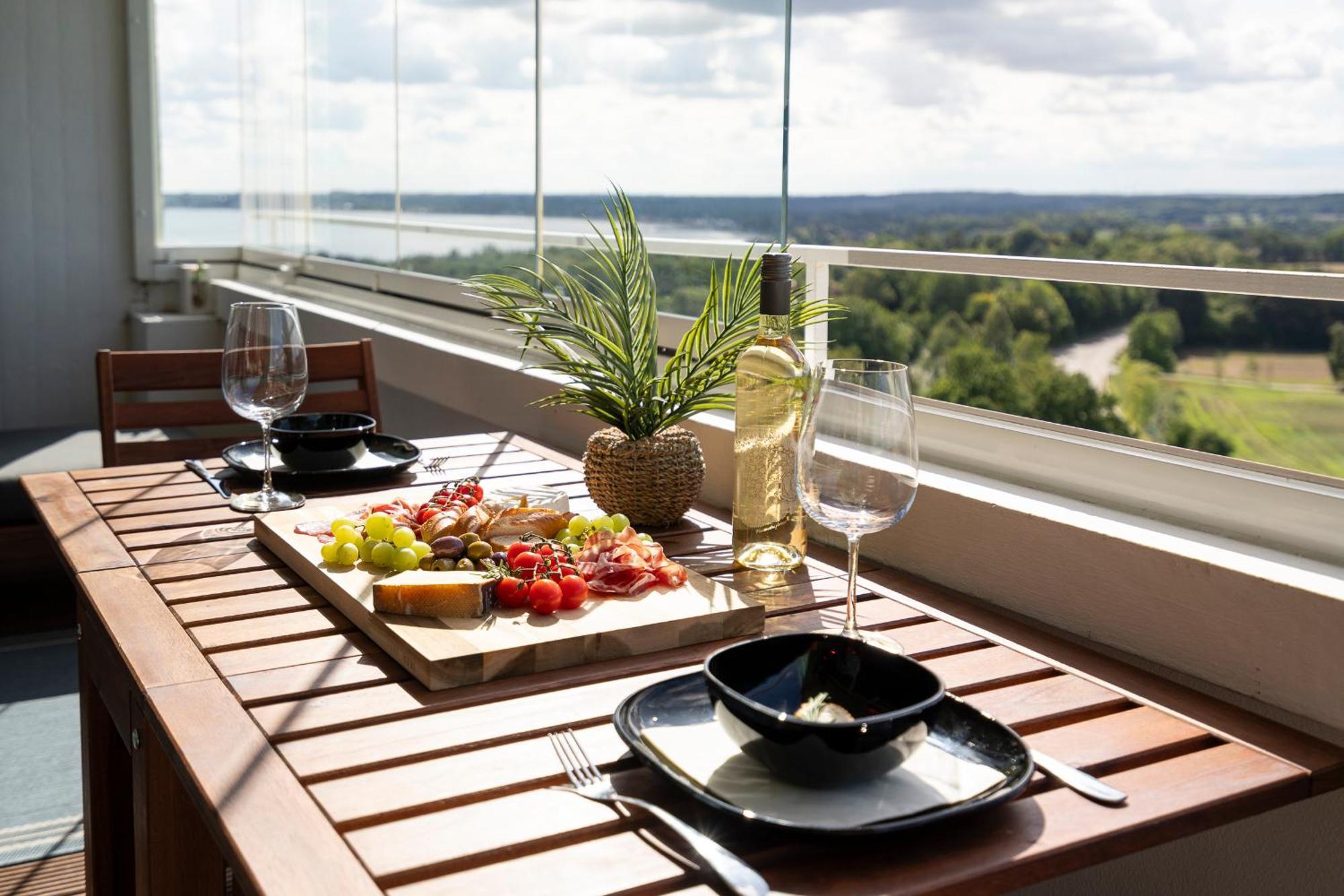 "Penthouse Wolke 12" Mit Unglaublichem Ausblick - Meerblick Sierksdorf Esterno foto