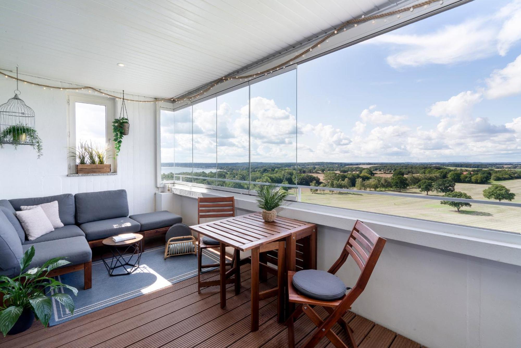 "Penthouse Wolke 12" Mit Unglaublichem Ausblick - Meerblick Sierksdorf Esterno foto